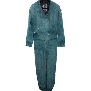 80's Green Marble Retro Snowsuit